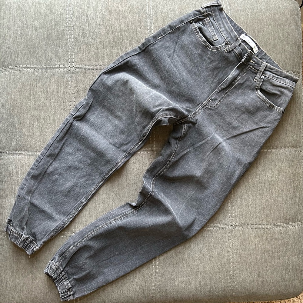 EUC KANCAN BLACK DENIM JOGGERS 26